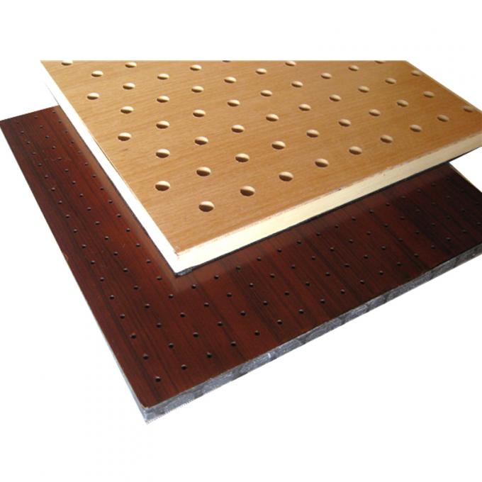 MDF Board Music Studio Acoustic Panels Perforation Wooden Timber