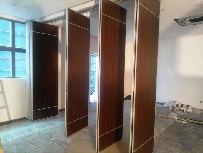 Aluminium Hanging System Office Acoustic Partition Wall / Sliding Room