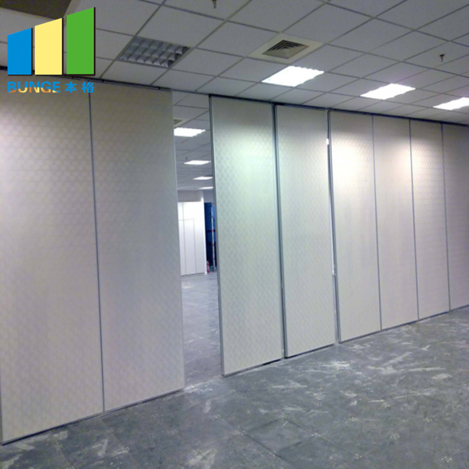 Modern Acoustic Operable Sound Proof Partitions Rockwool Infill 55 Kg/M3