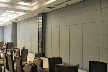 Fabric Surface Sliding Partition Wall For Conference Room / Office Partition Dividers