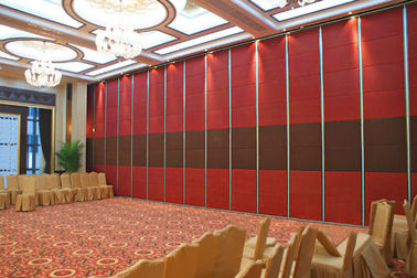 Fabric Surface Sliding Partition Wall For Conference Room / Office Partition Dividers