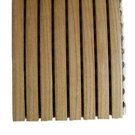 Room Wooden Grooved Acoustic Panel Environmental Wall Recording
