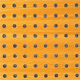 Mdf Acoustic Board Wooden Timber Perforated Sound Absorbing Panels
