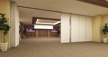 Hotel Banquet Hall Acoustic Movable Partitions Walls / Folding Sliding Gate
