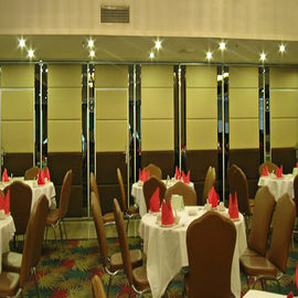 Acoustic Folding Door Partition No Floor Track Sliding Folding Partition For Banquet Hall
