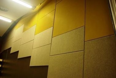 Studio Room Polyester Acoustic Panels / Sound Absorption Fabric Board