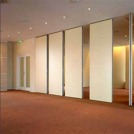 Acoustic Folding Door Partition No Floor Track Sliding Folding Partition For Banquet Hall