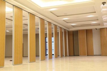 Decorative Movable Wooden Soundproof Partition Wall Panel Thickness 100mm
