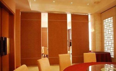 Removable Singapore Office Sound Proof Partitions , Wooden Sliding Doors
