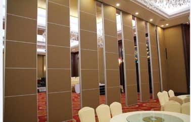 Flexible Sound Proof Partition Wall , Movable Siding Folding Room Dividers