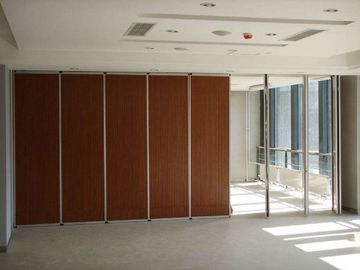 Malaysia Wooden Movable Sliding Partition Walls for Restaurant 85 mm Width