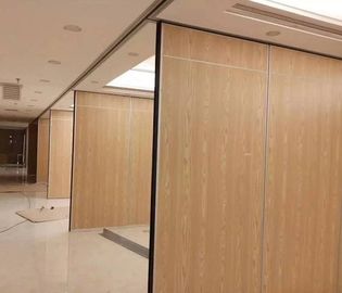 Conference Room Operable Banquet Hall Movable Soundproof Melamine 65 mm Partitions Walls
