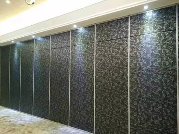 Office Singapore Wooden Partition Wall , Interior Movable Sliding Folding Doors