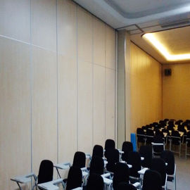 Floor to Ceiling Acoustic Room Dividers Flexible Wooden Office Folding Partition Wall