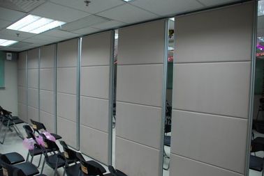 Acoustic Room Dividers / Soundproof Movable Wall Dividers with Sliding Track Wheels