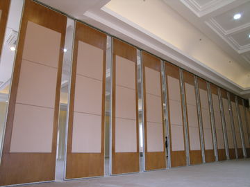 Aluminium Track Portable Movable Sliding Partition Walls / Soundproof Room Dividers