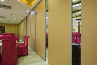 Temporary Operable Sliding Partition Walls Retractable Aluminum Frame