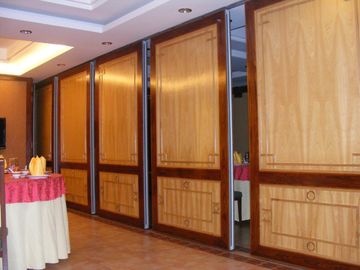 Commercial Wooden Aluminum Acoustic Room Dividers / Office Folding Panel Partitions