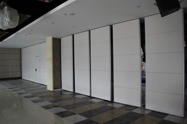 Classroom Sliding Partition Walls / Melamine board Aluminum Folding Door