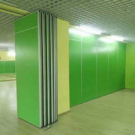 Classroom Sliding Partition Walls / Melamine board Aluminum Folding Door