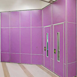 Soundproof Office Floor to Ceiling Partition Wall With Movable Track Aluminium Profile