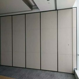 Lightweight Aluminum Wooden Movable Wall Partitions / Sliding Room Dividers