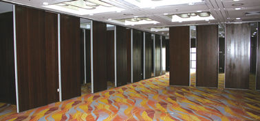 6m Height Conference Room Dividers With Melamine Surface Aluminium Track