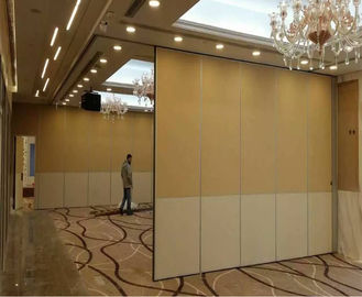 Decorative Acoustic Accordion Room Divider Floor to Ceiling Mounted