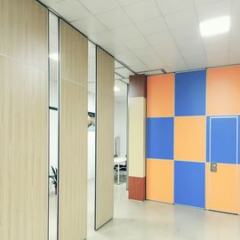 Soundproof Wooden Folding Movable Partition Walls for Office / Conference Room