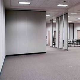 India Acoustic Office Villa Sliding Door Partition Wall With Fabric Melamine