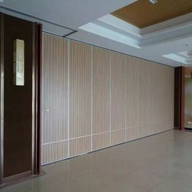 Classroom Sliding Wall Dividers / Banquet Hall Soundproof Operable Partition Walls