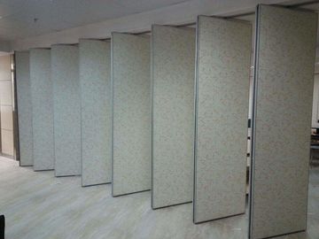 Commercial Sliding Partition Walls / 65mm Thickness Folding Room Dividers