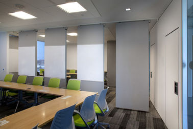 Soundproof Wooden Folding Movable Partition Walls for Office / Conference Room