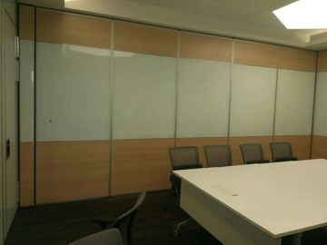 Acoustic Movable Hotel Acoustic Partition Wall With Hanging System Sliding Roller