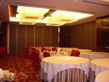 85 MM Thickness Banquet Hall Room Partition / Movable Restaurant Partitions Customized