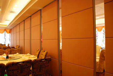 Fabric Surface Operable Floor To Ceiling Room Dividers / Office Acoustic Partition Wall