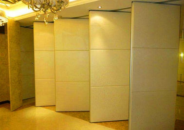 Aluminium Track Floor to Ceiling Sliding Partition Wall / Acoustic Room Dividers