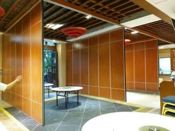 Portable Acoustic Room Dividers / Leather Surface Aluminium Frame Office Partition Walls