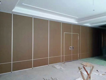 Melamine Surface Banquet Hall Sliding Partition Walls , Soundproof Room Dividers