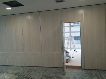 Soundproof Wooden Foldable Movable Partition Walls For Meeting Room / Exhibition Hall