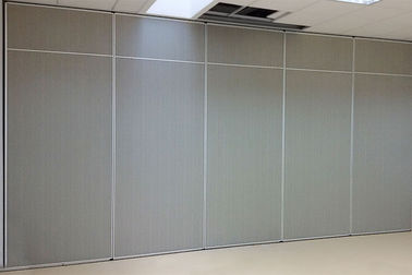 Banquet Hall Acoustic Movable Wooden Room Partition / Sliding Sound Proof Partition Wall