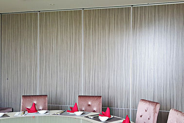 Soundproof Foldable Wooden Movable Partition Walls for Banquet Hall / Airport