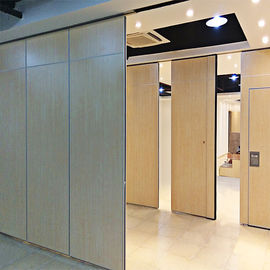 Conference Room Acoustic Folding Movable Partition Walls 85 mm Thickness