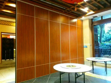 Sliding Aluminium Roller Track Acoustic Partition Wall For Muti - Function Hall