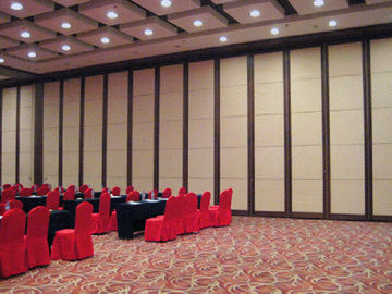 Conference Room Sound Proof Operable Folding Partition Walls Aluminum Frame