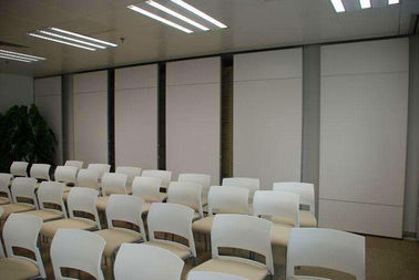 Meeting Room Sound Proof Partitions / 2000mm Height Hanging Sliding Partition Walls