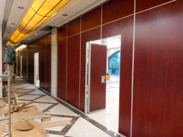 Interior Commercial Auditorium Folding Room Dividers With Aluminium Track Roller