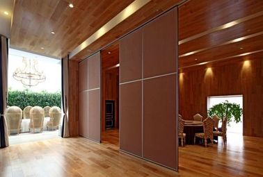 Sound Proofing Movable Wooden Foldable Partition Wall High Durability