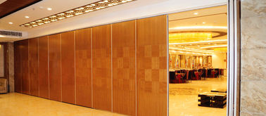Decorative Material Movable Sliding Partition Walls For Meeting Room Top Hanging System