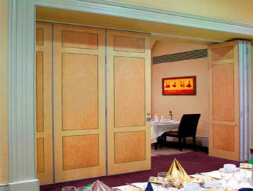 Top Hanging Multi Color Decorative Folding Partition Walls / Acoustic Movable Walls